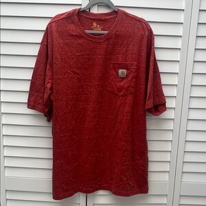 Carhartt Red Short Sleeve Tee mens 2xl Original Fit
